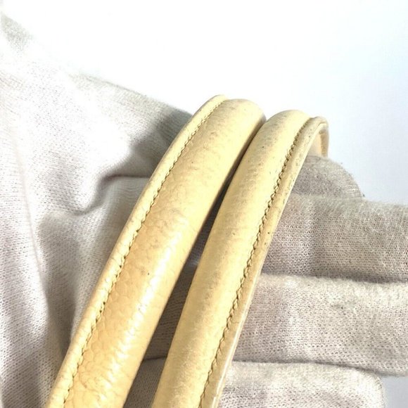 Authentic CHANEL CC CC Mark V-Stitch Chevron Shoulder bag Tote Bag Caviar Leathe - Picture 13 of 16